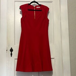 Calvin Klein Bold Red Mini Dress